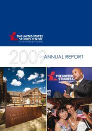 ANNUAL REPORT - United States Studies Centre