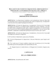 reglamento del comite de adquisiciones, arrendamiento y servicios ...