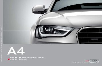 Audi A4 | A4 Avant | A4 allroad quattro Audi S4 | S4 Avant