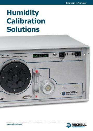 Humidity Calibration Solutions - Michell Instruments