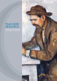 TEACHERS' RESOURCE - The Courtauld Institute of Art