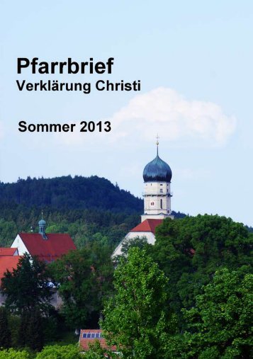 hier (pdf - 1136kb) - Verklaerung-christi-schongau.de