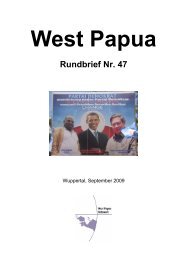 Rundbrief 47 September 2009 - West Papua Netzwerk