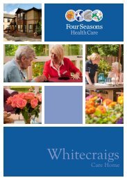 Whitecraigs Brochure - Four Seasons Health Care