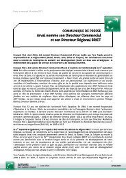 COMMUNIQUE DE PRESSE Arval nomme son Directeur ...