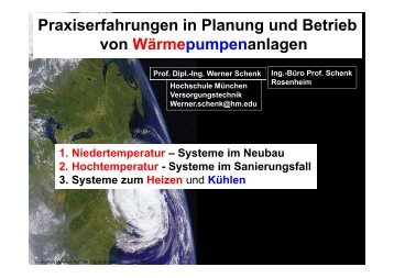 Praxiserfahrungen in Planung und Betrieb von ...