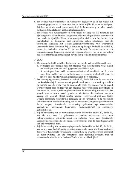 Waarderingsinstructie 2003 (pdf) - Waarderingskamer