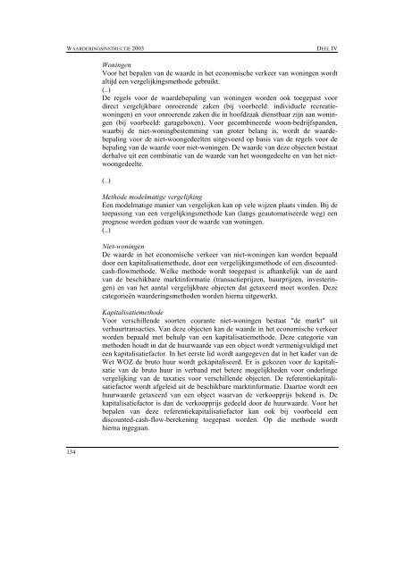 Waarderingsinstructie 2003 (pdf) - Waarderingskamer