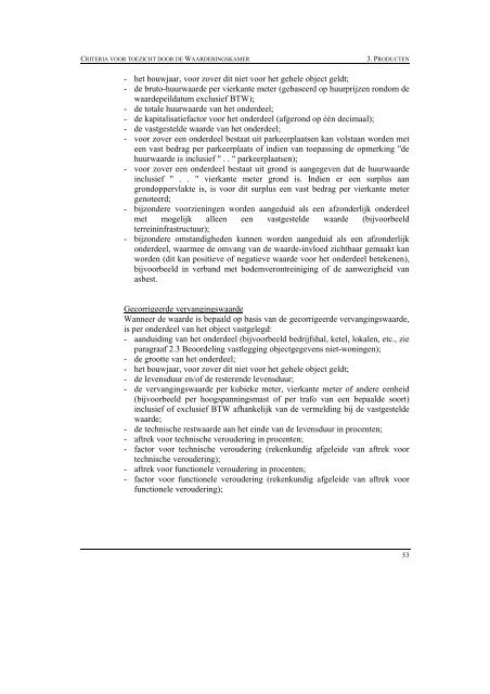 Waarderingsinstructie 2003 (pdf) - Waarderingskamer