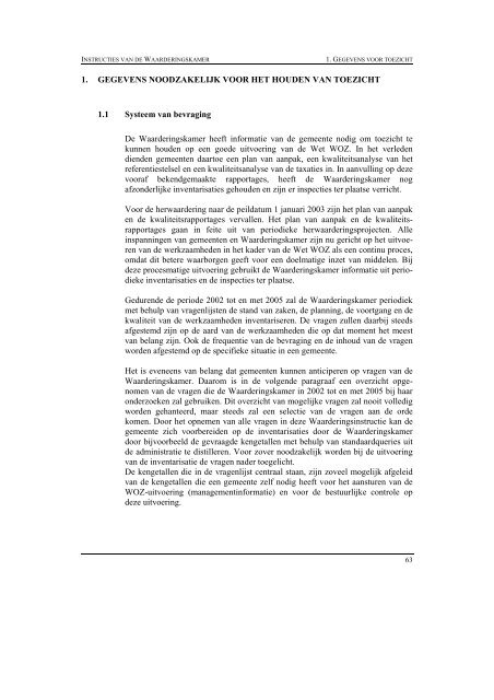 Waarderingsinstructie 2003 (pdf) - Waarderingskamer