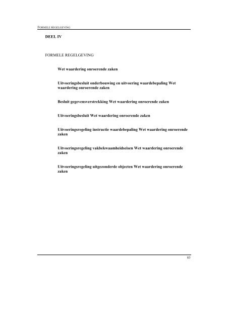 Waarderingsinstructie 2003 (pdf) - Waarderingskamer