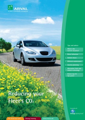 Reducing your Fleet's C02 - Arval