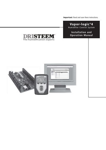 Installation and Operation Manual - DRI-STEEM