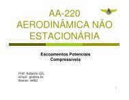 AA-220 AERODINÂMICA NÃO ESTACIONÁRIA - ITA