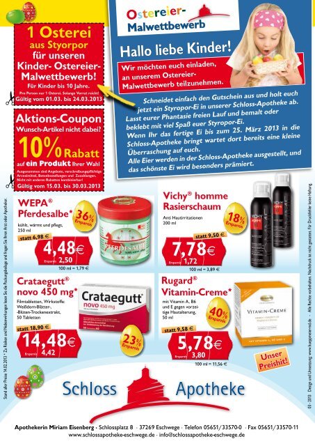 2,98â‚¬ - Schloss-Apotheke Eschwege