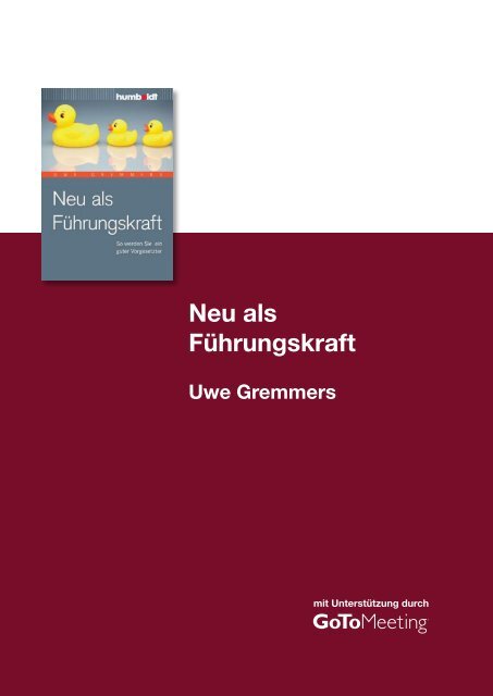 Neu als Führungskraft