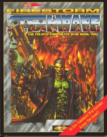 Cyberpunk 2020 - Firestorm Shockwave - The Fourth Corporate