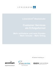 Management von Customer Services - Lünendonk-Shop