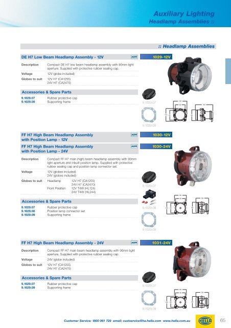 Auxiliary Lighting - Industrial and Bearing Supplies