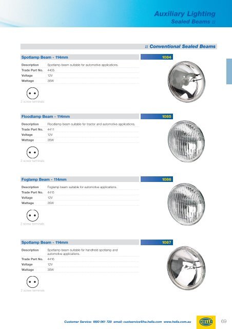 Auxiliary Lighting - Industrial and Bearing Supplies