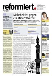 Mehrheit ist gegen ein Minarettverbot - reformiert.info