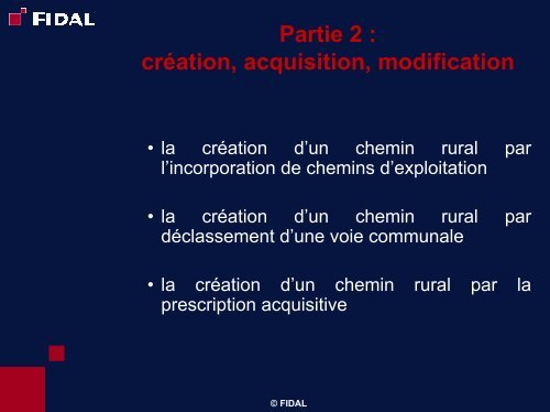 Le statut des chemins ruraux - AMF53