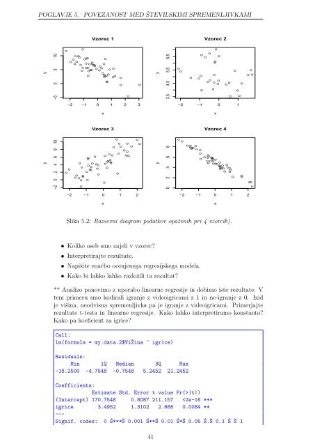 Naloge iz biostatistike