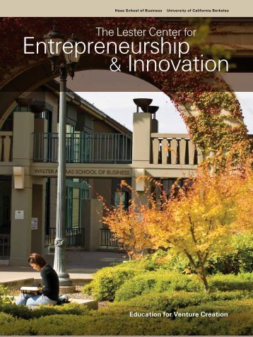 Entrepreneurship & Innovation - Lester Center for Entrepreneurship ...