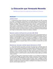 La EducaciÃ³n que Venezuela Necesita - Cerpe