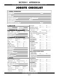 JOBSITE CHECKLIST - Cali Bamboo