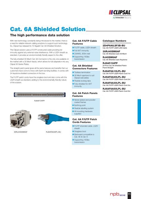 New Product Bulletin - November 2012, 25324 - Clipsal