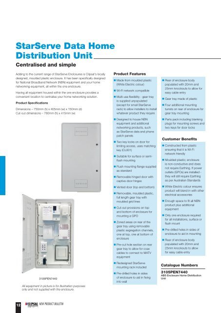 New Product Bulletin - November 2012, 25324 - Clipsal