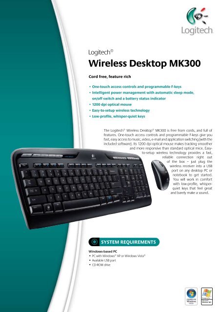 daytime legation Underlegen Wireless Desktop MK300 - Softcom