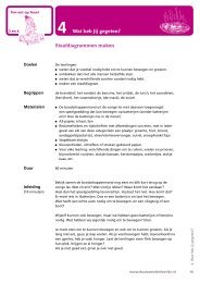 4 Wat heb jij gegeten? Staafdiagrammen maken - Waddenzeeschool