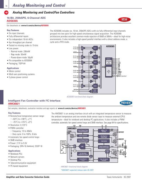 Amplifier and Data Converter Selection Guide (Rev. B