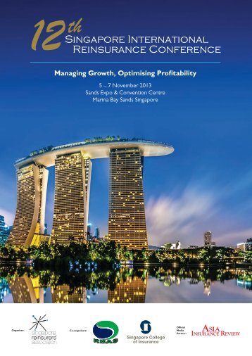 Brochure - 12th Singapore International Reinsurance Conference