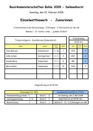 1 BM BOHLE 2009 - ERGEBNISSE-teil2 - SKV Delmenhorst