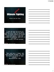 Get the class handout... - Confident Christians