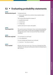 S2 Evaluating probability statements - Great Maths Teaching Ideas