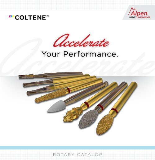 Alpen Family Brochure - Alpen Rotary Instruments