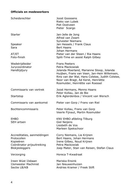 Programma - Baancommissie Haarlem