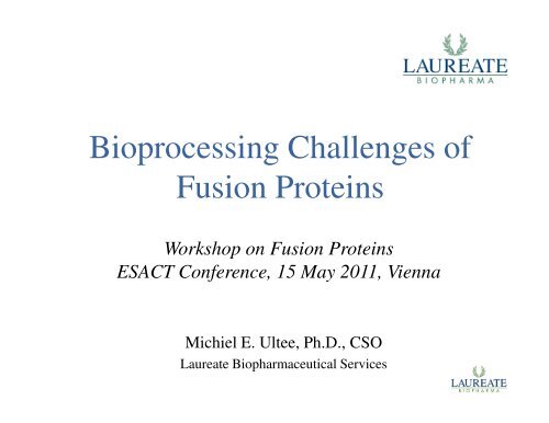 Fc-Fusion Proteins: A Growing Class of Therapeutics - Austropa ...