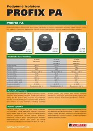 Katalog vÃ½robku PROFIX PA - Prowatt