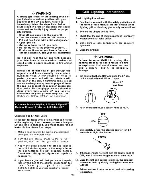 Turbo Select Manual - Grill-Repair.com