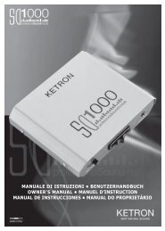manuale di istruzioni • benutzerhandbuch owner's manual ... - Ketron