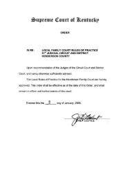 Family Court Rules Kentucky Court of Justice Family Court Rules Kentucky Court of Justice