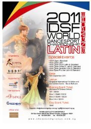 2011 IDSF World DanceSport Championship Latin & 22 Singapore ...