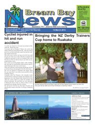 Issue 14th March 2013 (1.8mb) - Bream Bay News