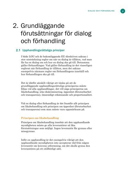 Dialog och fÃ¶rhandling i offentlig upphandling - UpphandlingsstÃ¶d.se