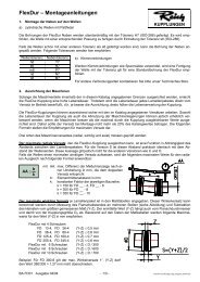 FlexDur – Montageanleitungen - Reich-Kupplungen
